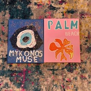 assouline inspired preppy paintings